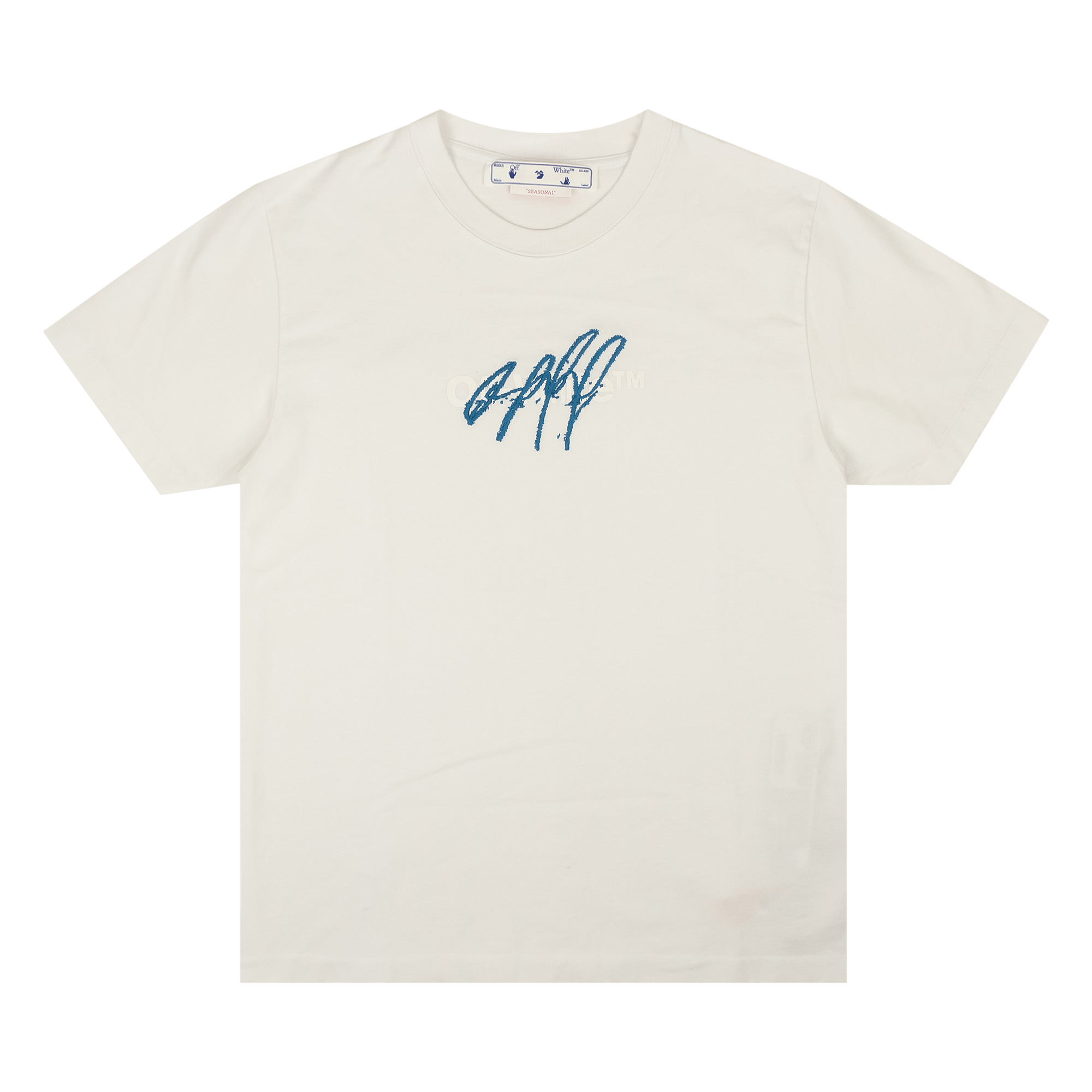 Off-White Bounce Cross Off Slim Short-Sleeve Tee 'White Light'