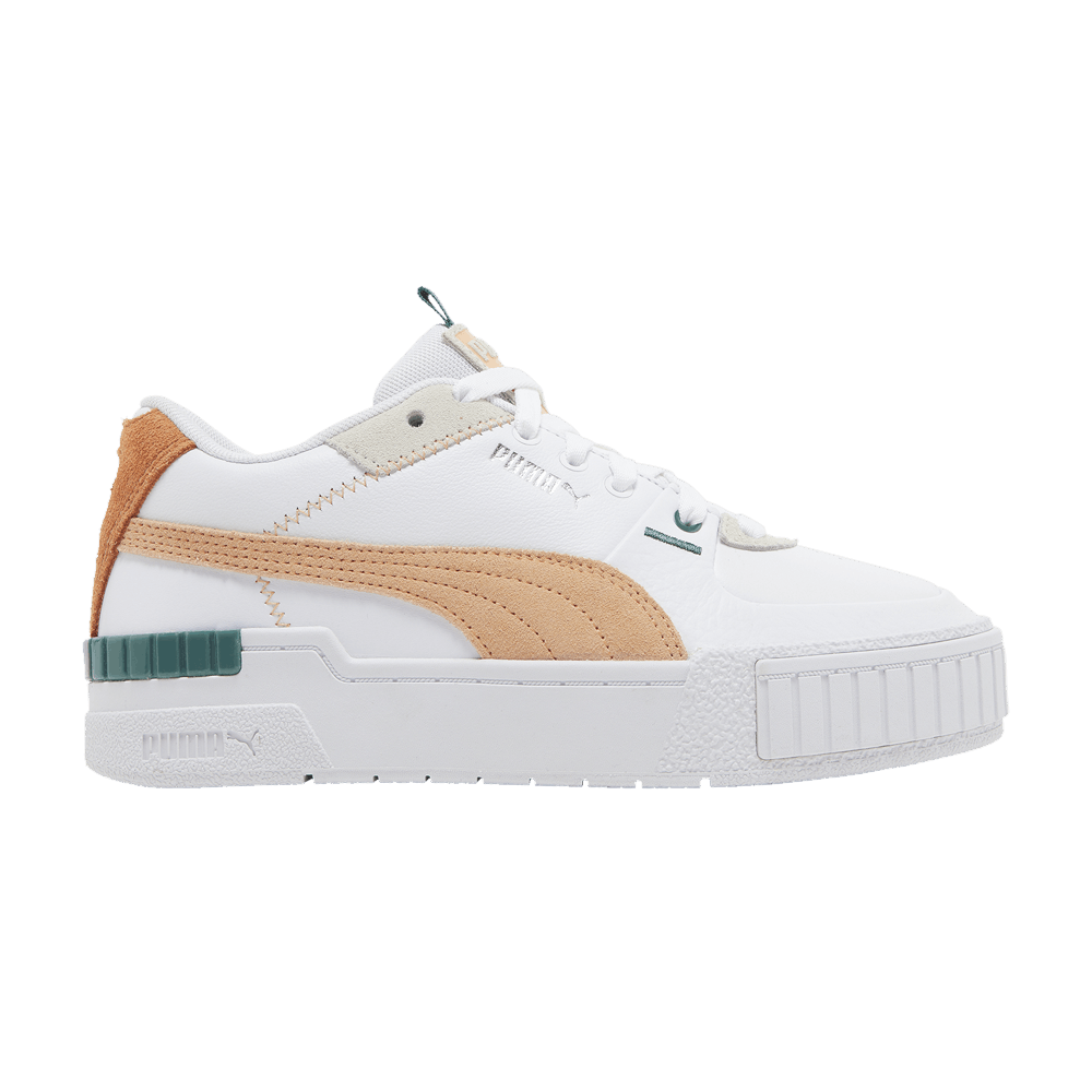 Pre-owned Puma Wmns Cali Sport Mix 'white Peach Cobbler'