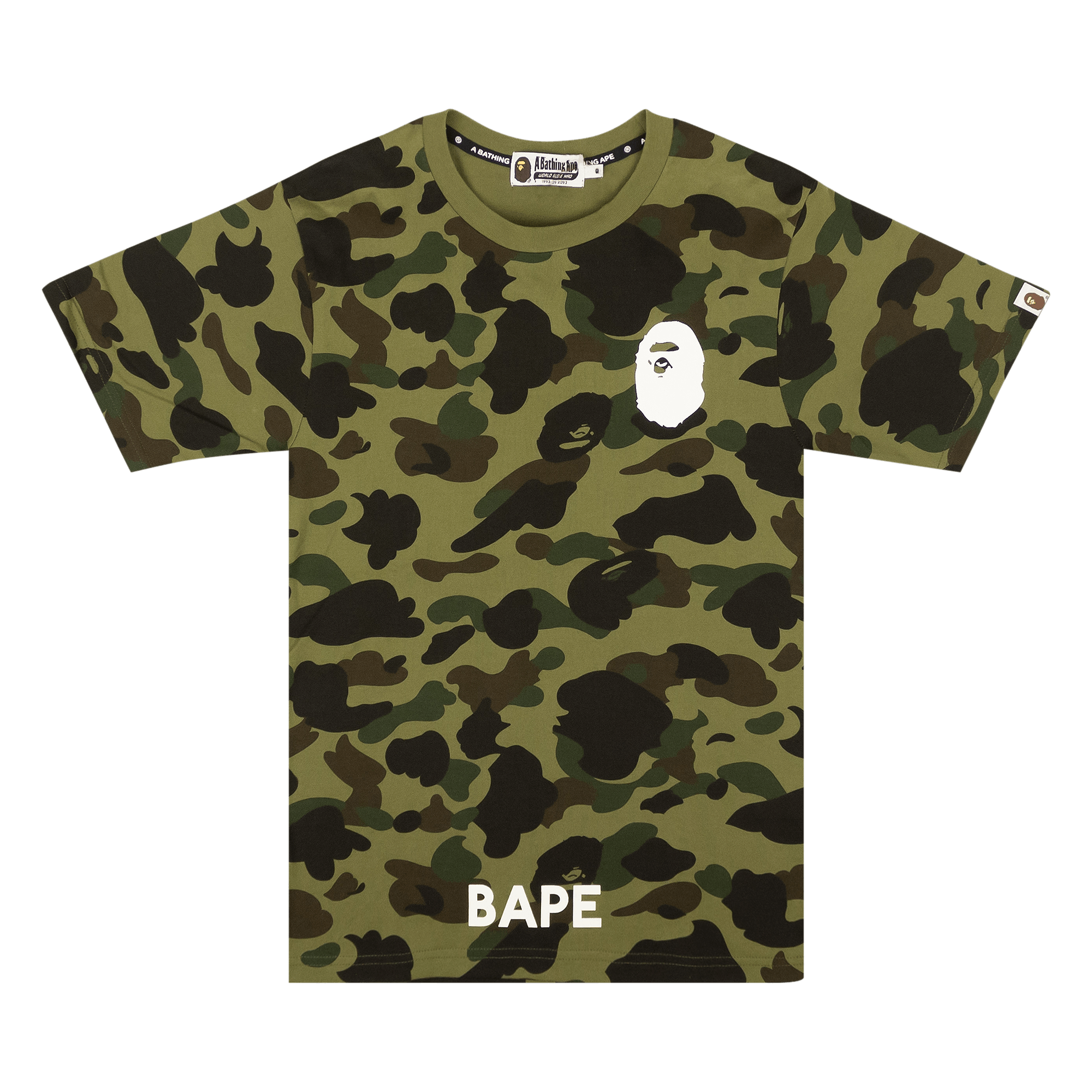 BAPE 1st Camo By A Bathing Ape Tee 'Green'