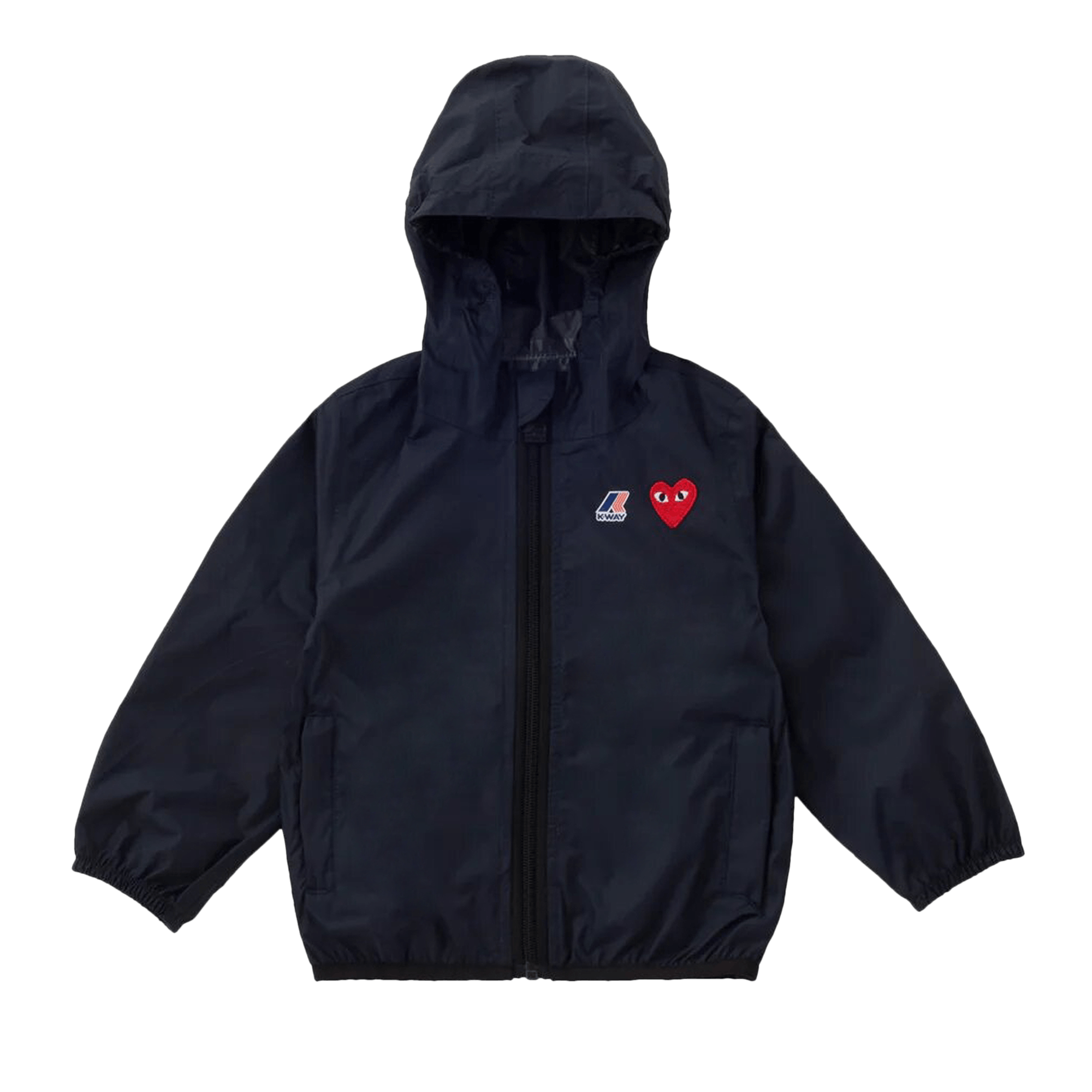Comme des Garçons PLAY Kids K-Way Hoodie Full Zip 'Navy'