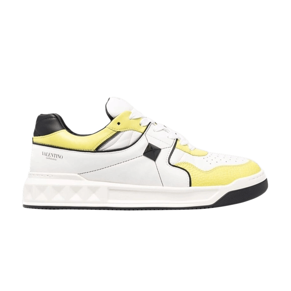 Valentino One Stud Low 'White Yellow'