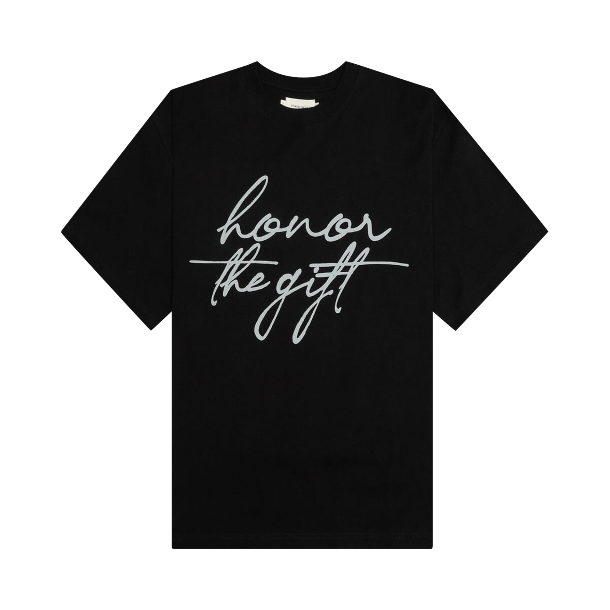 Honor The Gift Script T-Shirt 'Black'