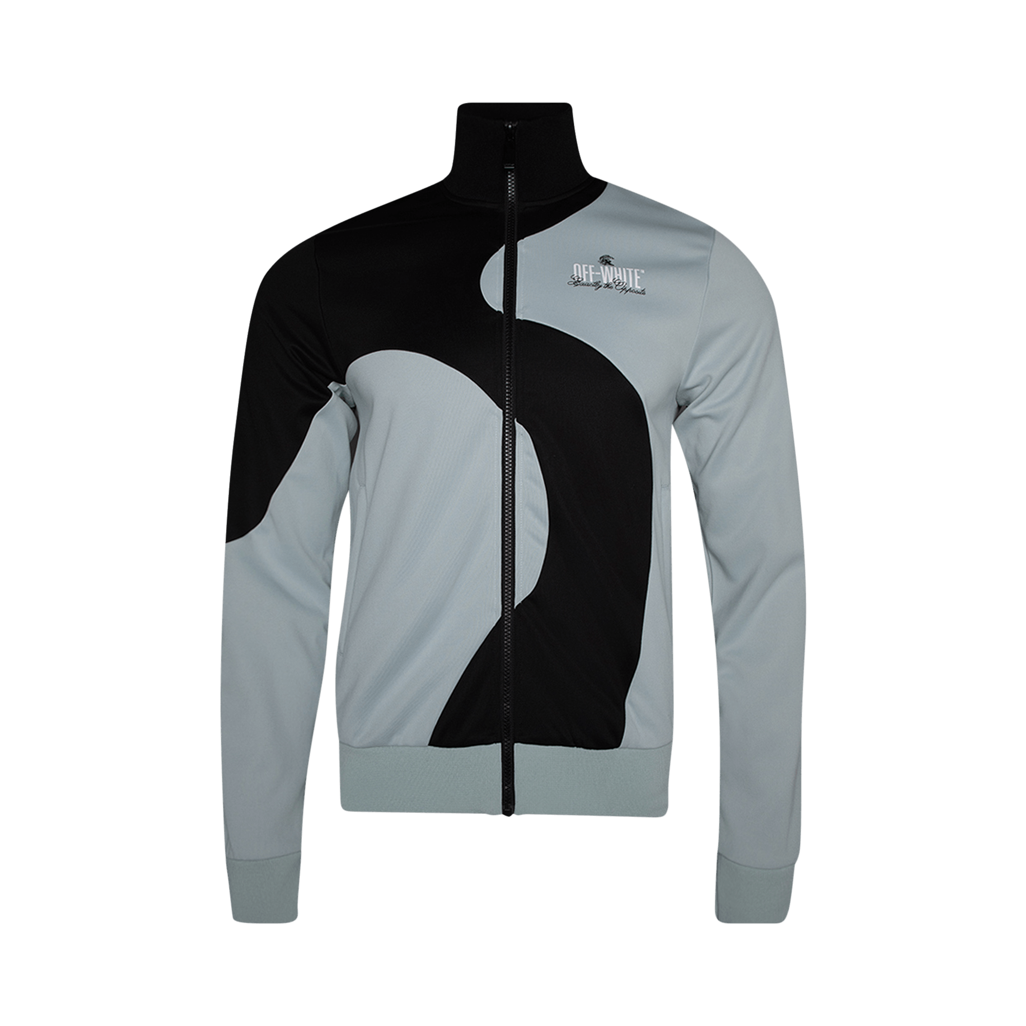 Off-White Organic Block Acet Tracktop 'Ice White/Black'