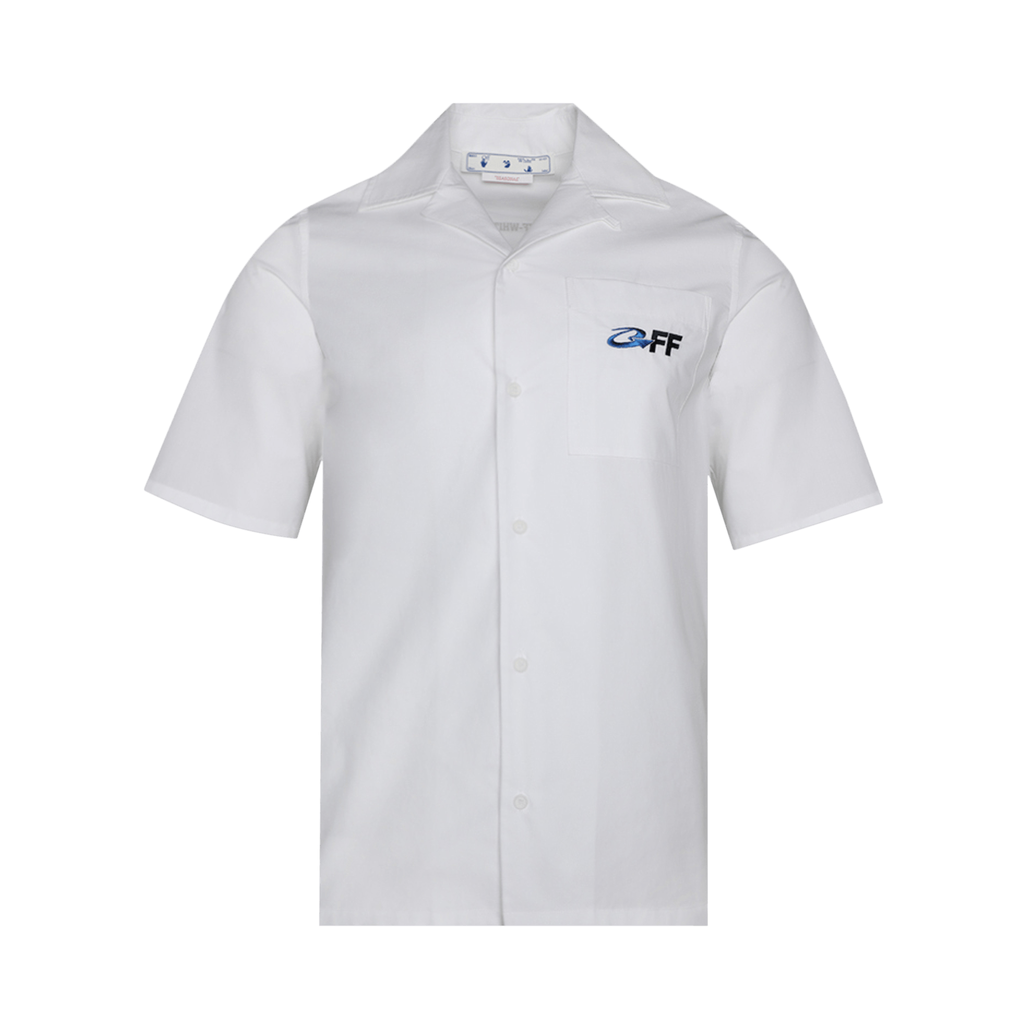 Off-White Exact Opp Holiday Shirt 'White/Black'