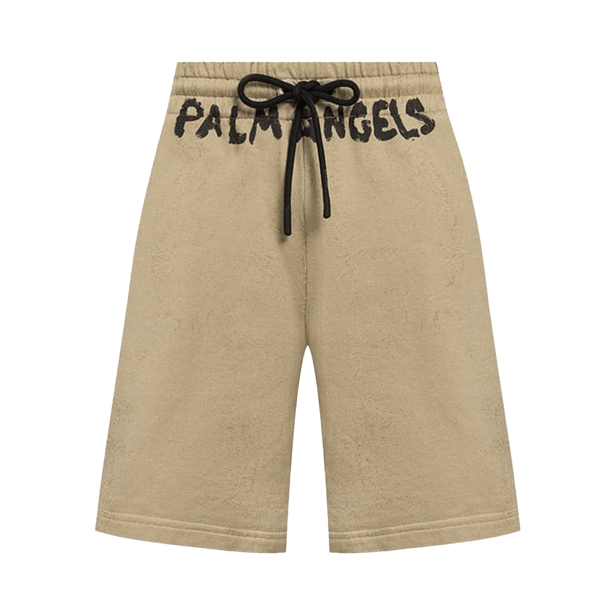 Palm Angels Seasonal Logo Sweatshorts 'Military Black'