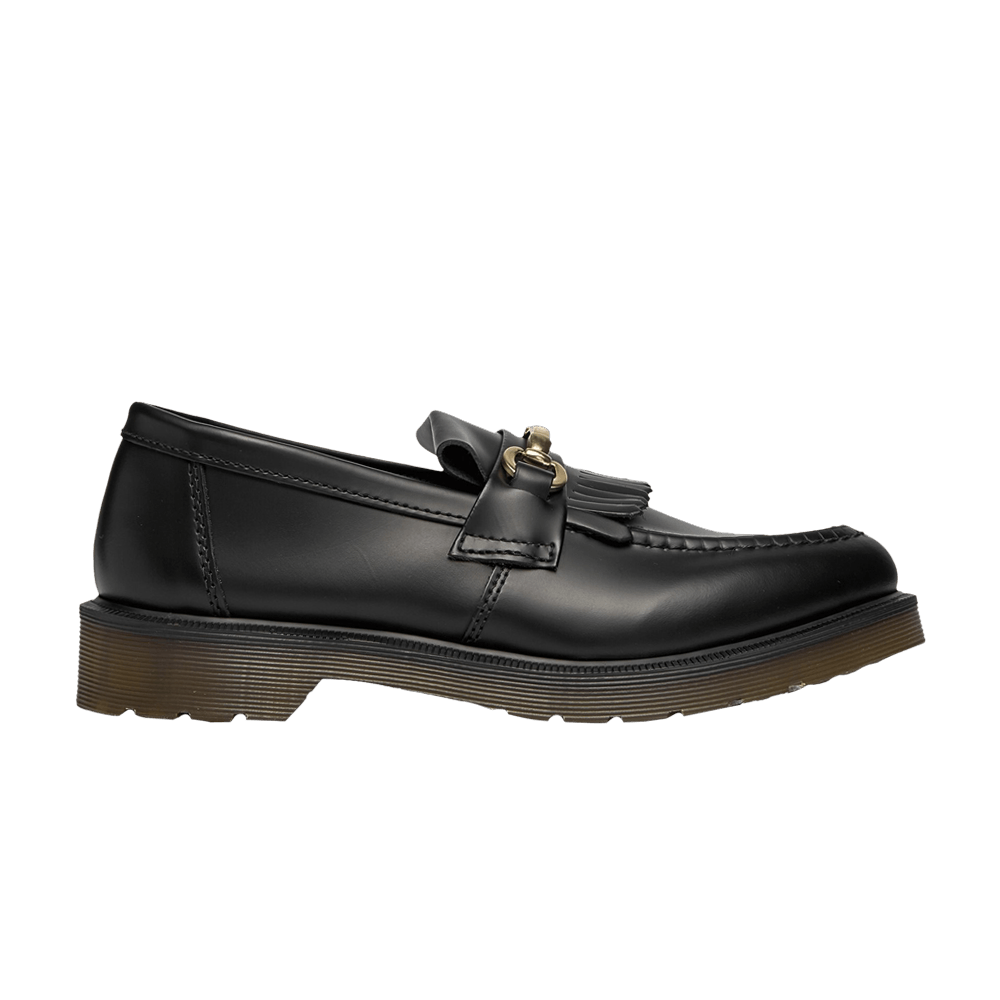 Pre-owned Dr. Martens Adrian Snaffle Smooth Leather Kiltie Loafer 'black'