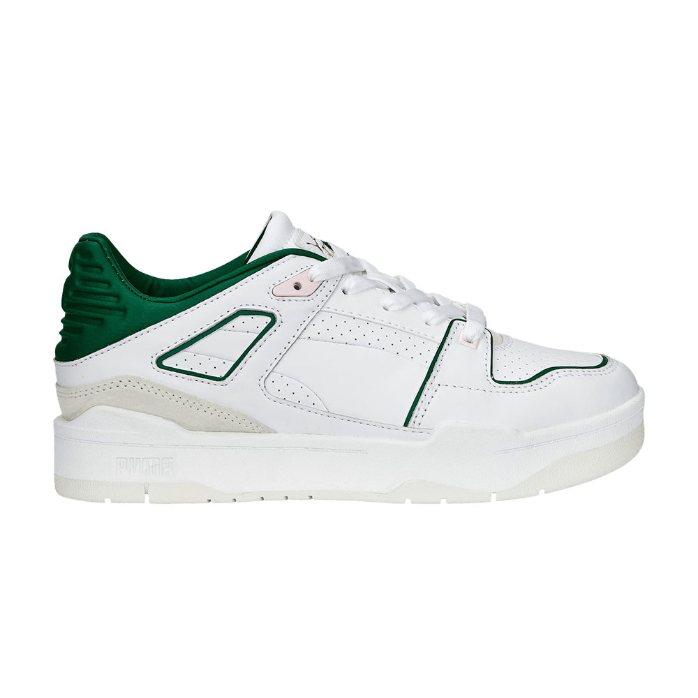Pre-owned Puma Wmns Slipstream 'preppy - Vine' In White