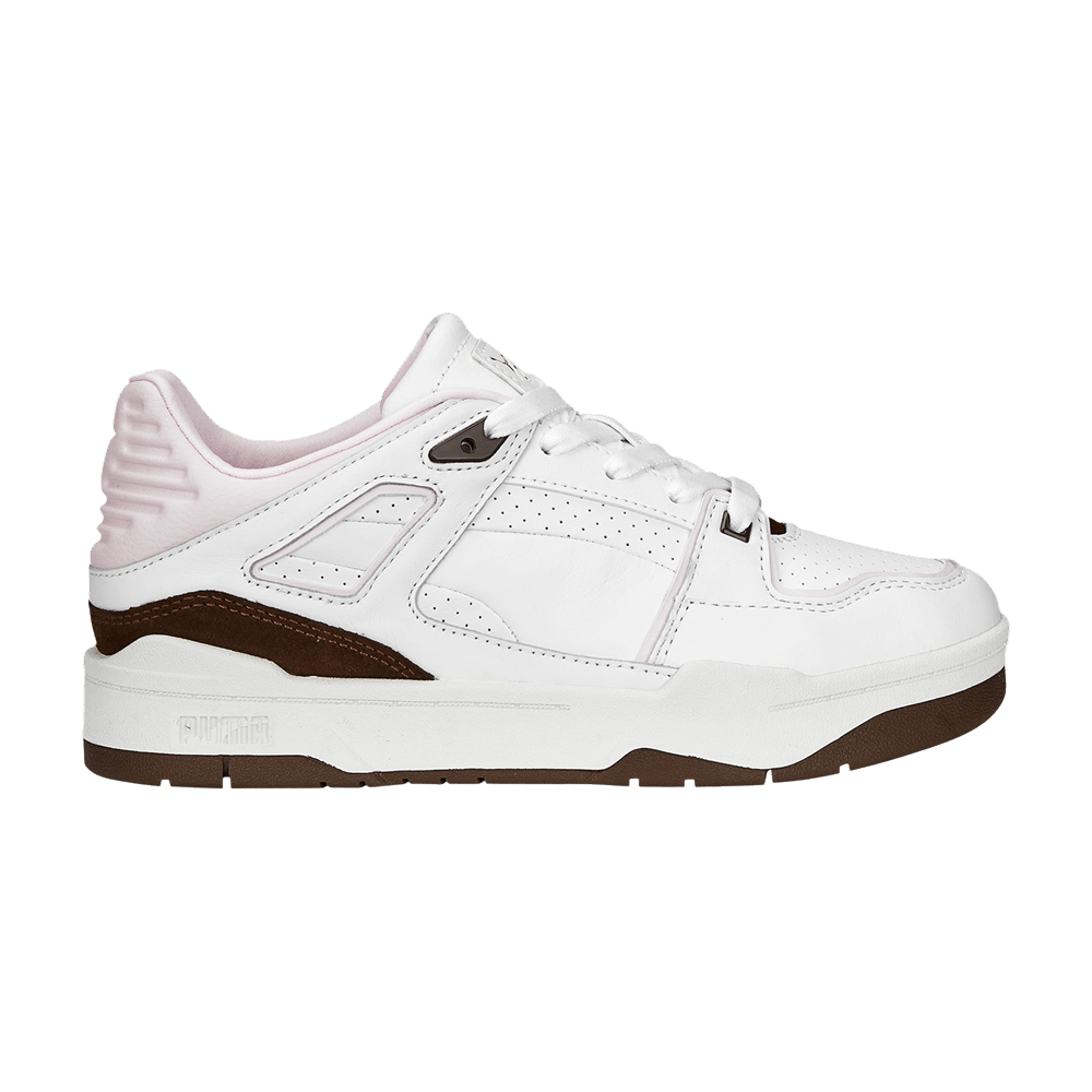 Pre-owned Puma Wmns Slipstream 'preppy - Chestnut Pink' In White