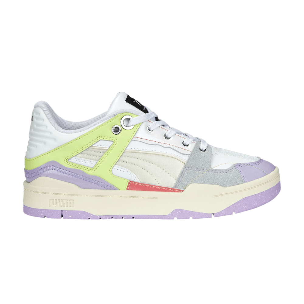 Pre-owned Puma The Ragged Priest X Wmns Slipstream 'worlds Collide - White'