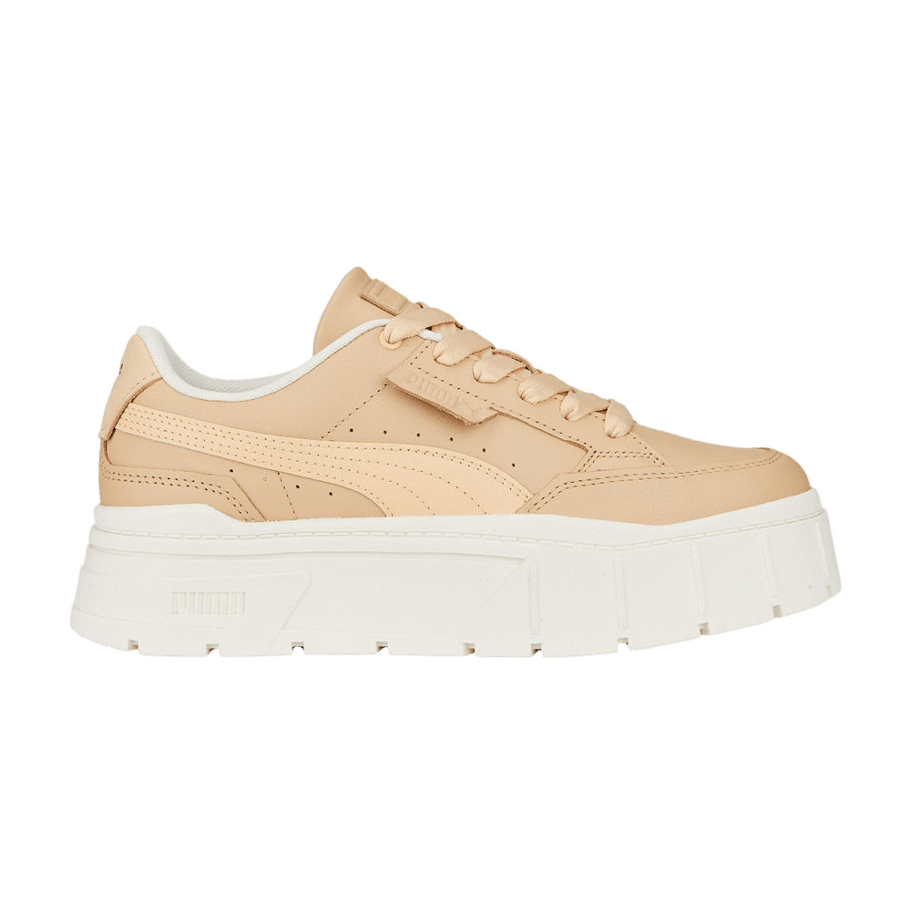 Pre-owned Puma Wmns Mayze Stack Soft 'cashew' In Cream