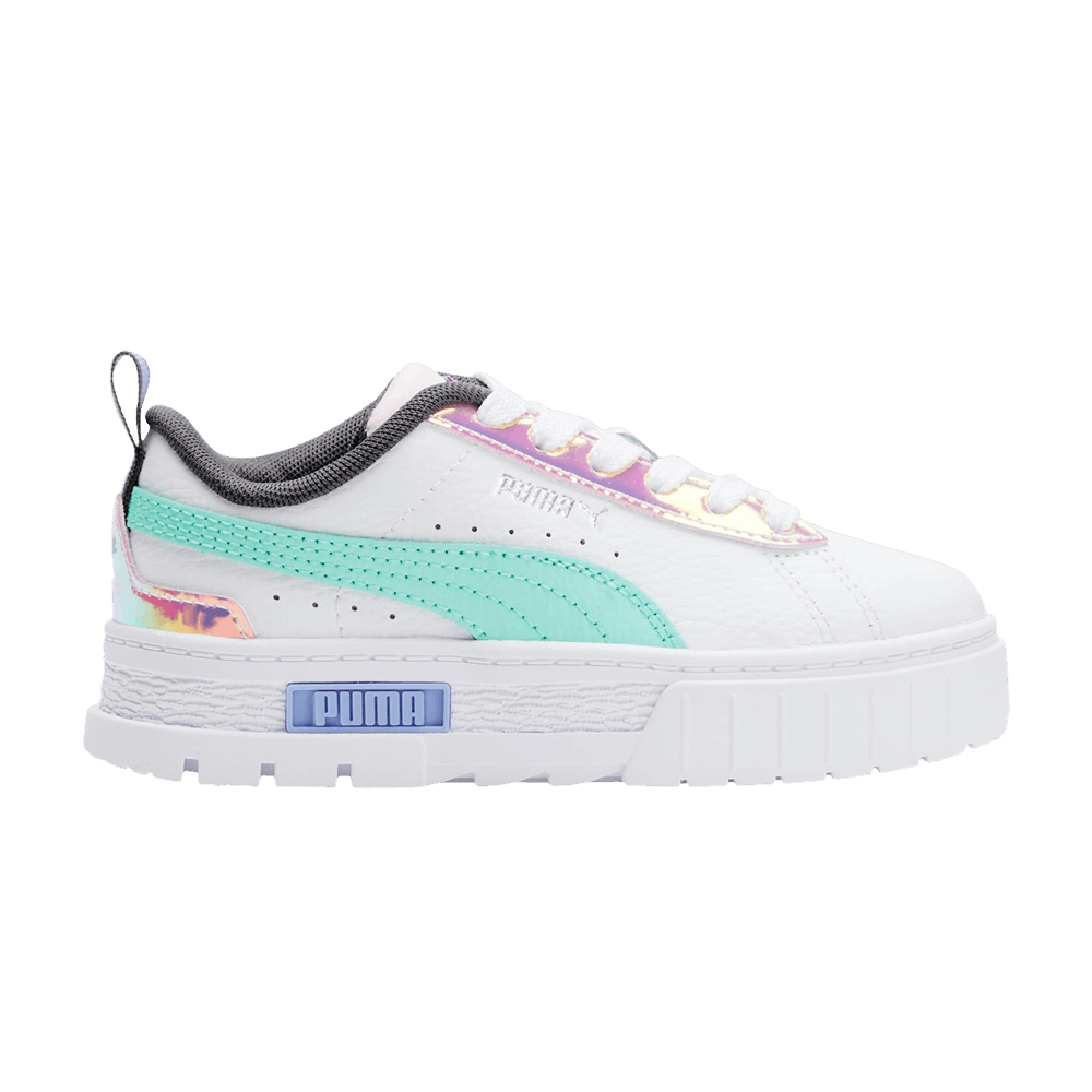 Pre-owned Puma Mayze Little Kid 'glowing Up' In White