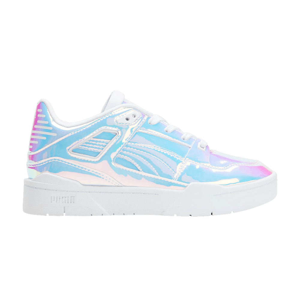Pre-owned Puma Wmns Slipstream 'iridescent' In White