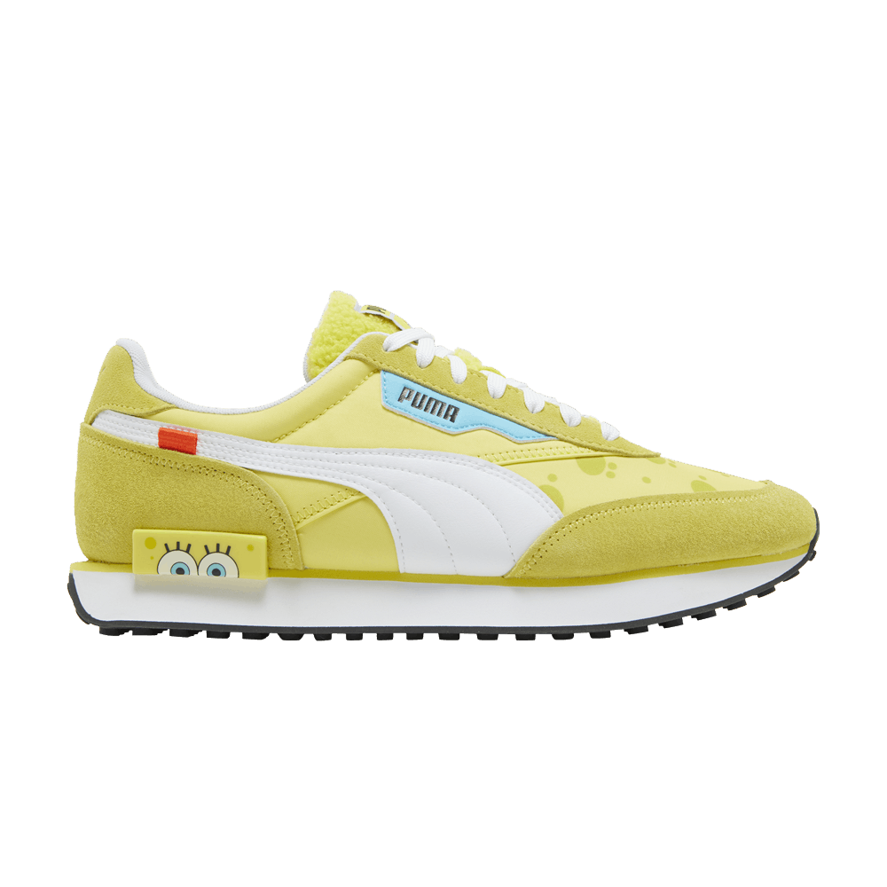 Pre-owned Puma Spongebob Squarepants X Future Rider 'spongebob' In Yellow