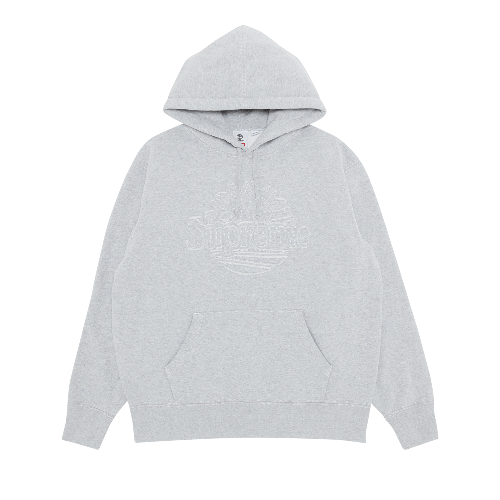 Supreme x Timberland Hooded Sweatshirt 'Heather Grey'