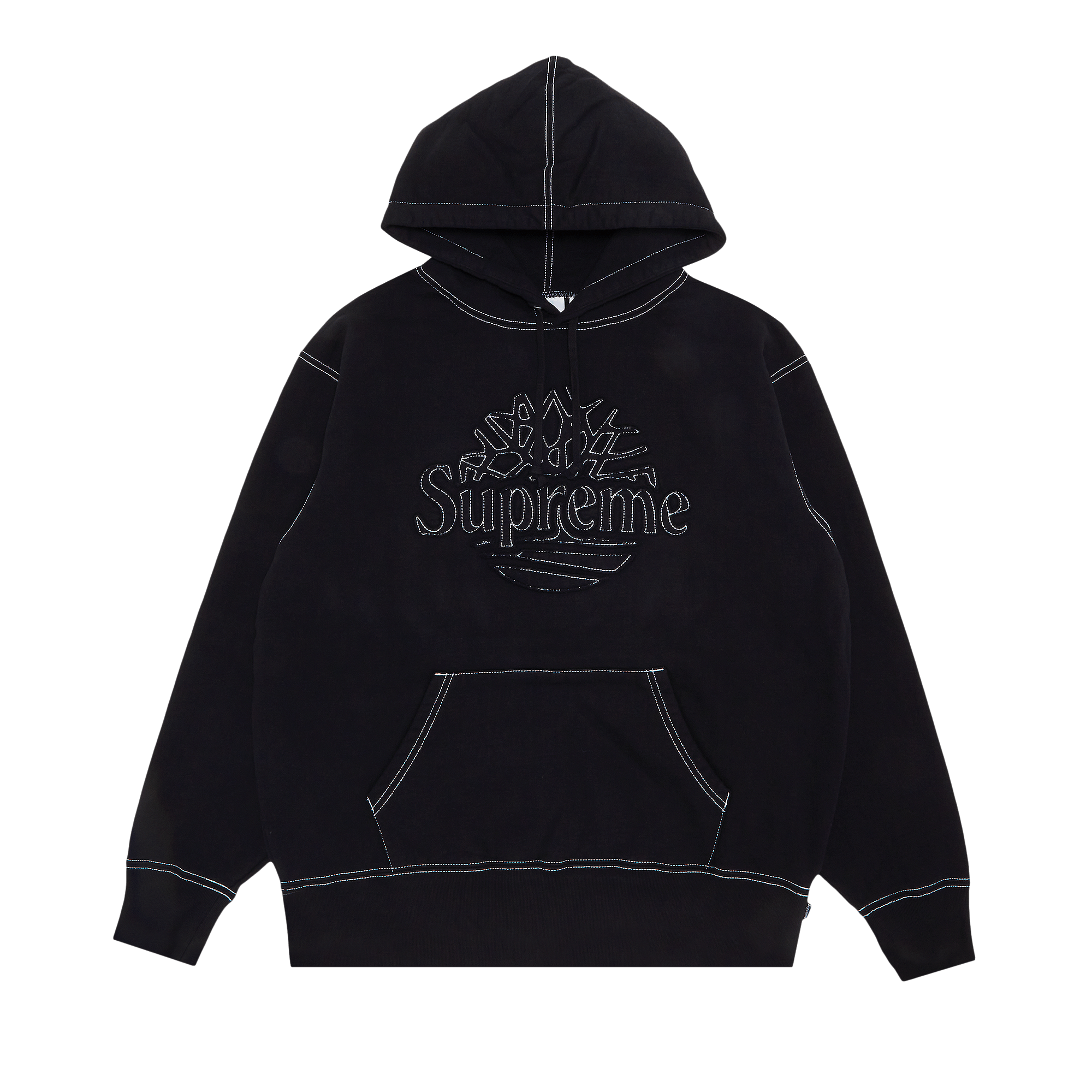 Supreme x Timberland Hooded Sweatshirt 'Black'