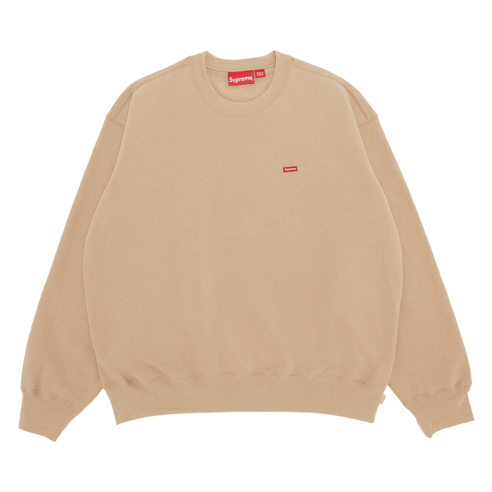Supreme Small Box Crewneck 'Tan'