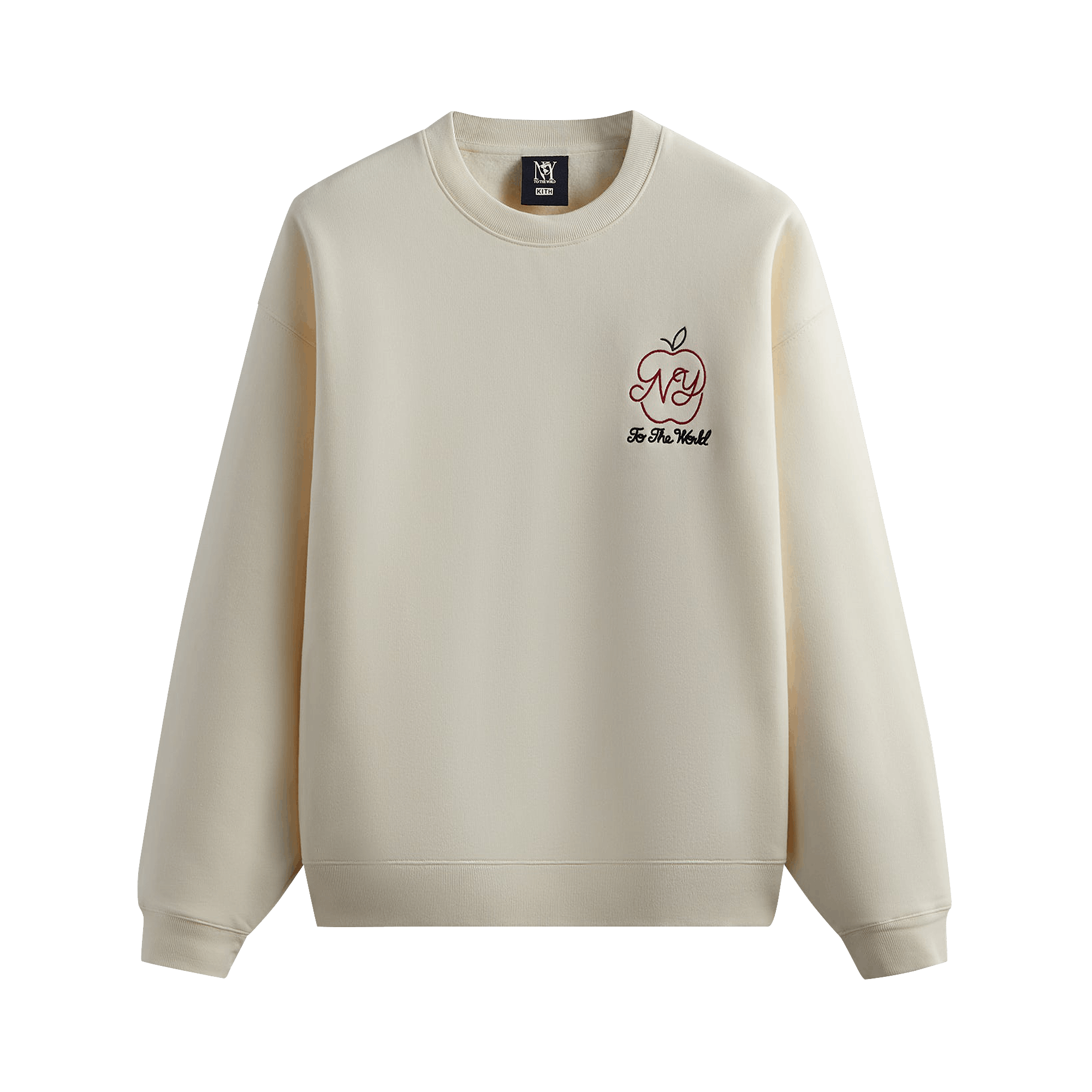 Kith New York To The World Nelson Crewneck 'Sandrift'