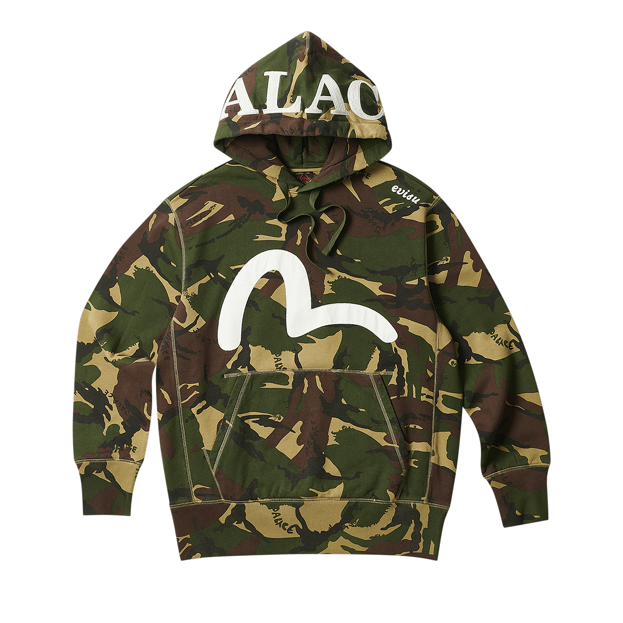 Palace x Evisu Seagull Hood 'Camo'