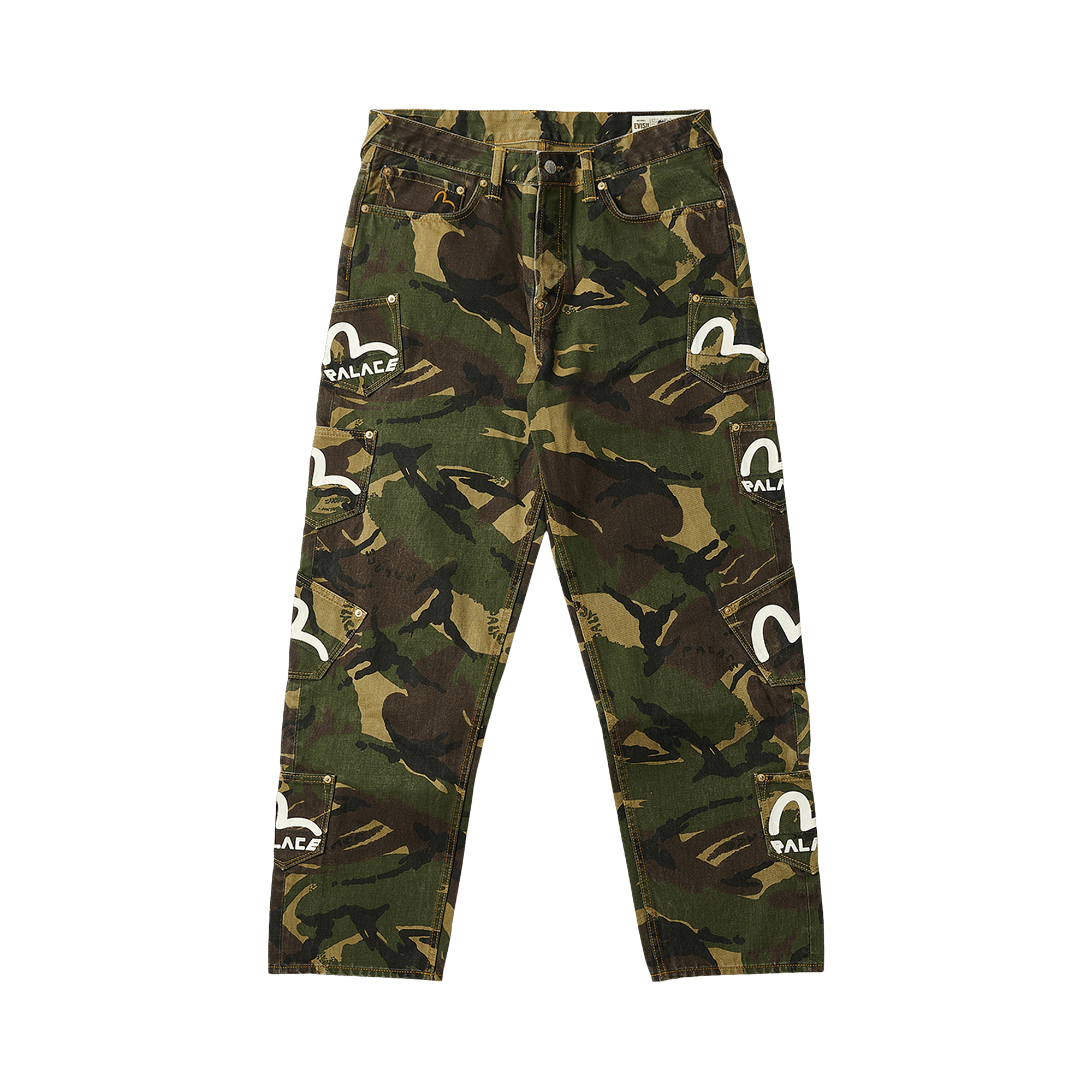 Palace x Evisu Denim Jean 'Camo'