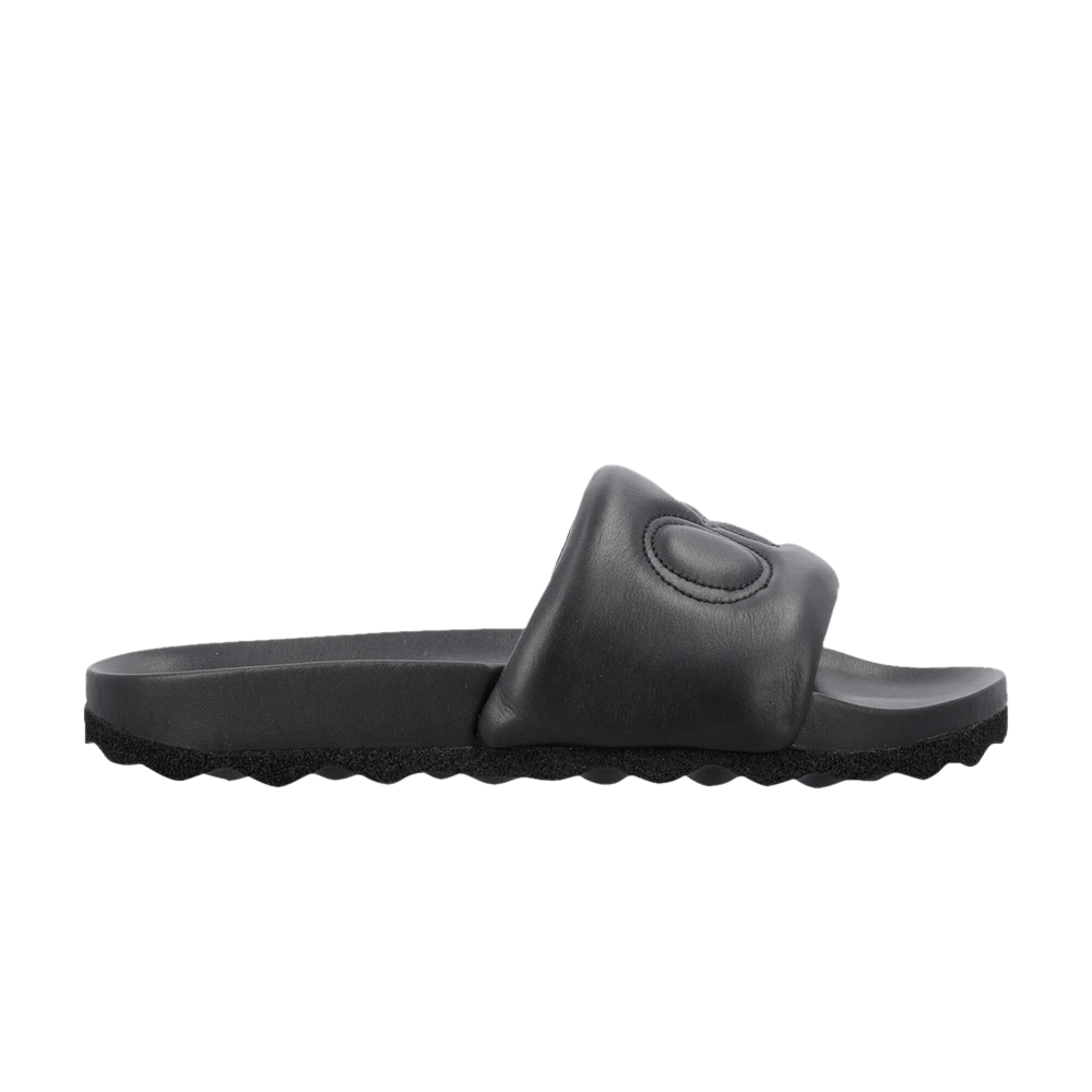 Off-White Bookish Leather Slider 'Black'