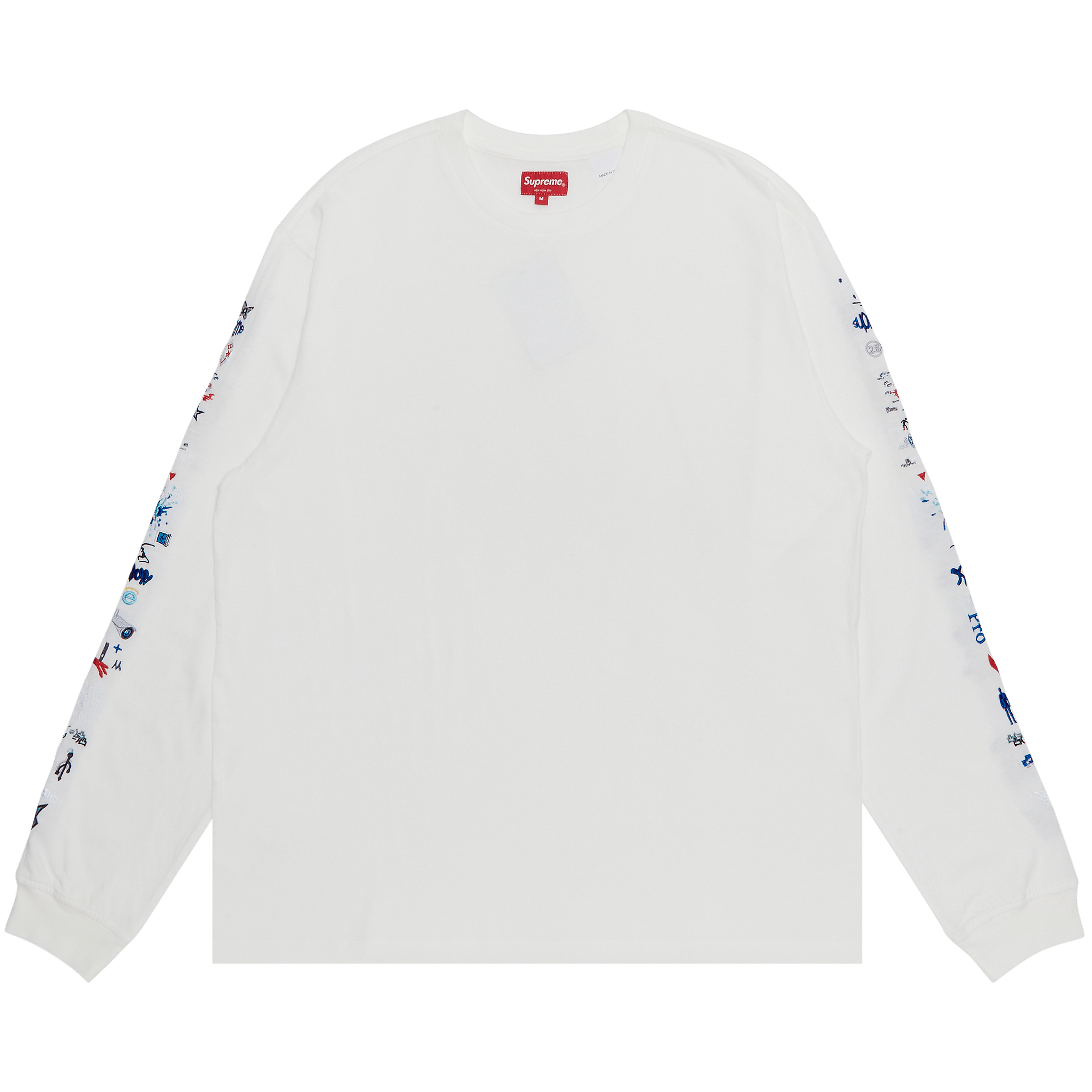 Supreme AOI Icons Long-Sleeve Top 'White'