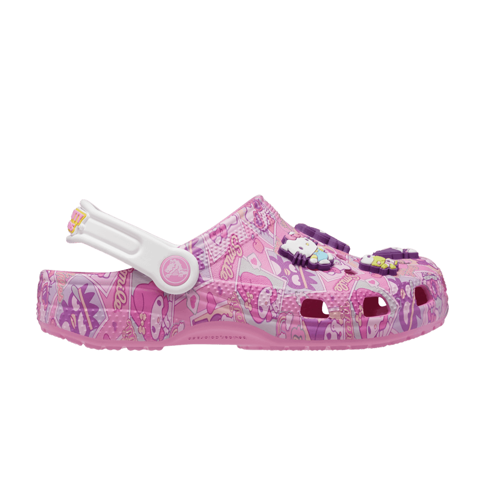Pre-owned Crocs Hello Kitty X Classic Clog Kids 'hello Kitty And Friends' In Pink