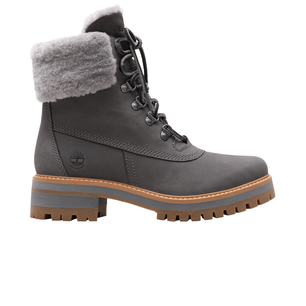 Timberland Wmns Courmayeur Valley 6 Inch Shearling Boot 'Medium Grey'