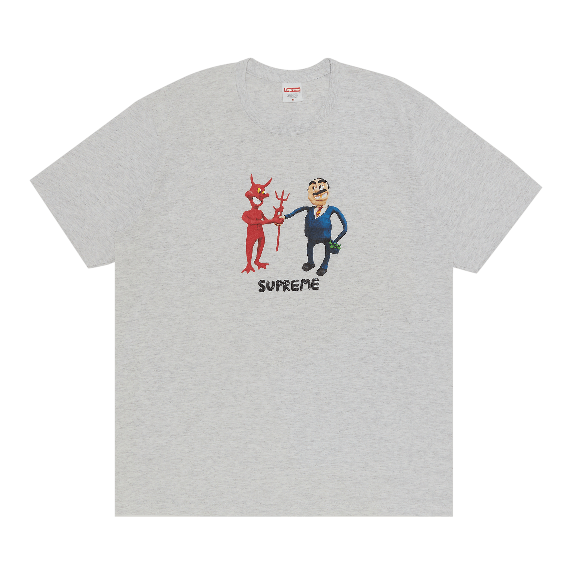 Supreme Business Tee 'Ash Grey'