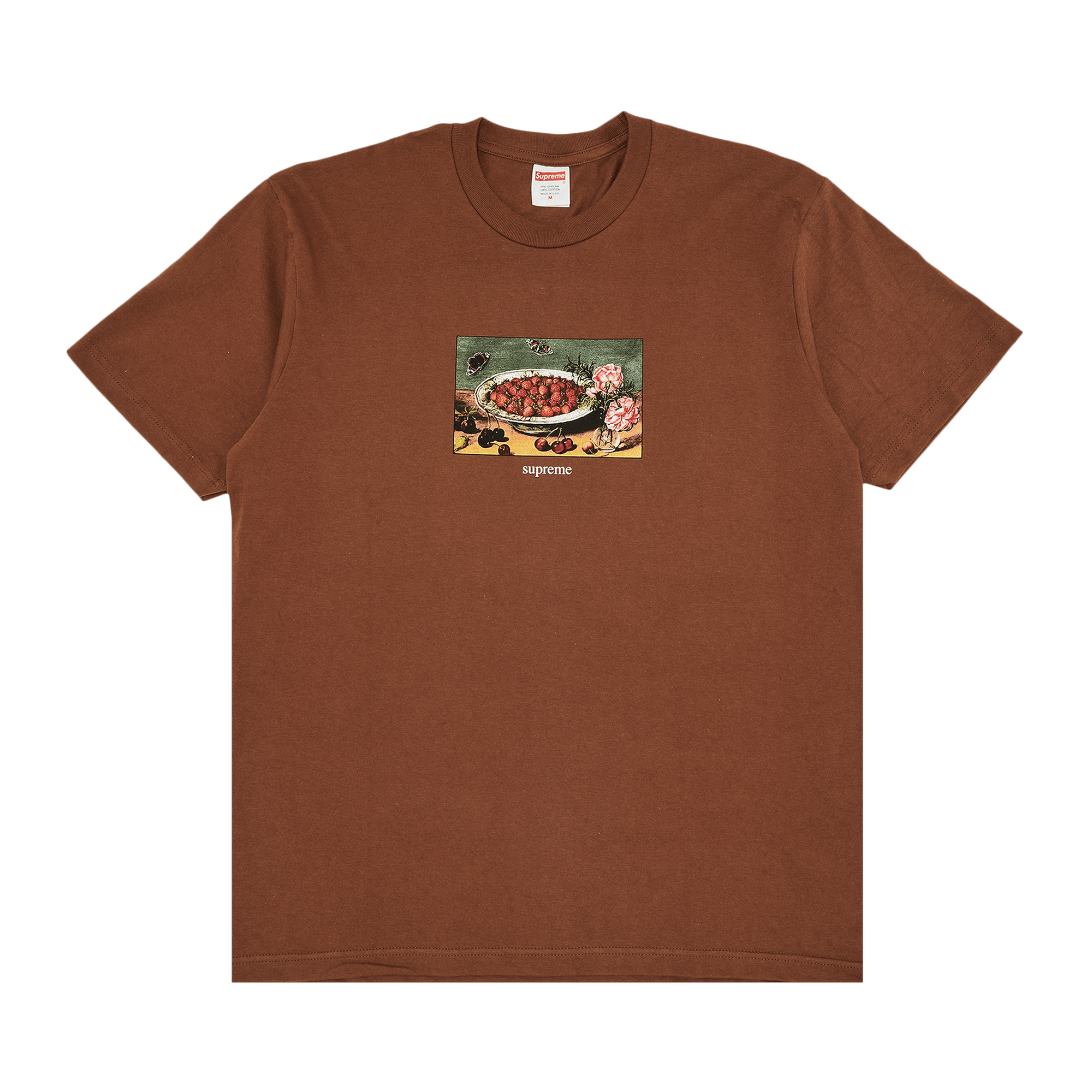 Supreme Strawberries Tee 'Brown'