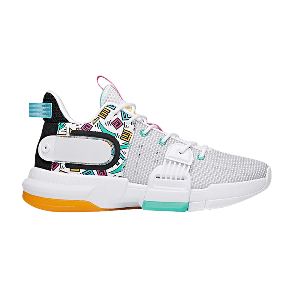 Pre-owned Anta Shock The Game Daringly 2.0 'free To Dream' In White