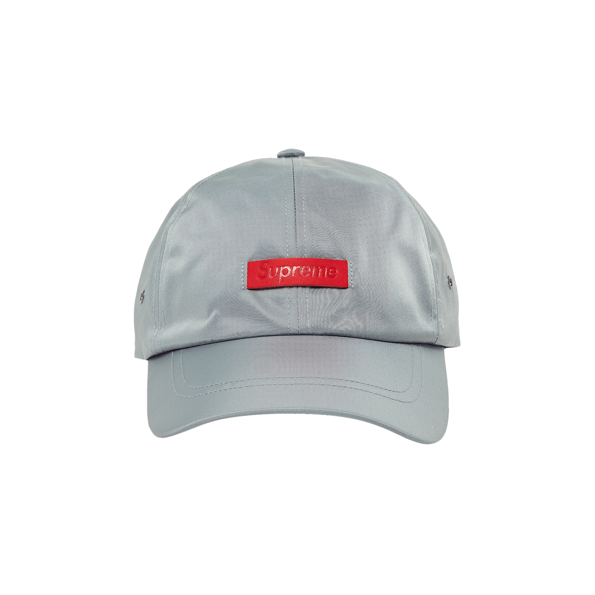 Supreme Leather Patch 6-Panel 'Grey'