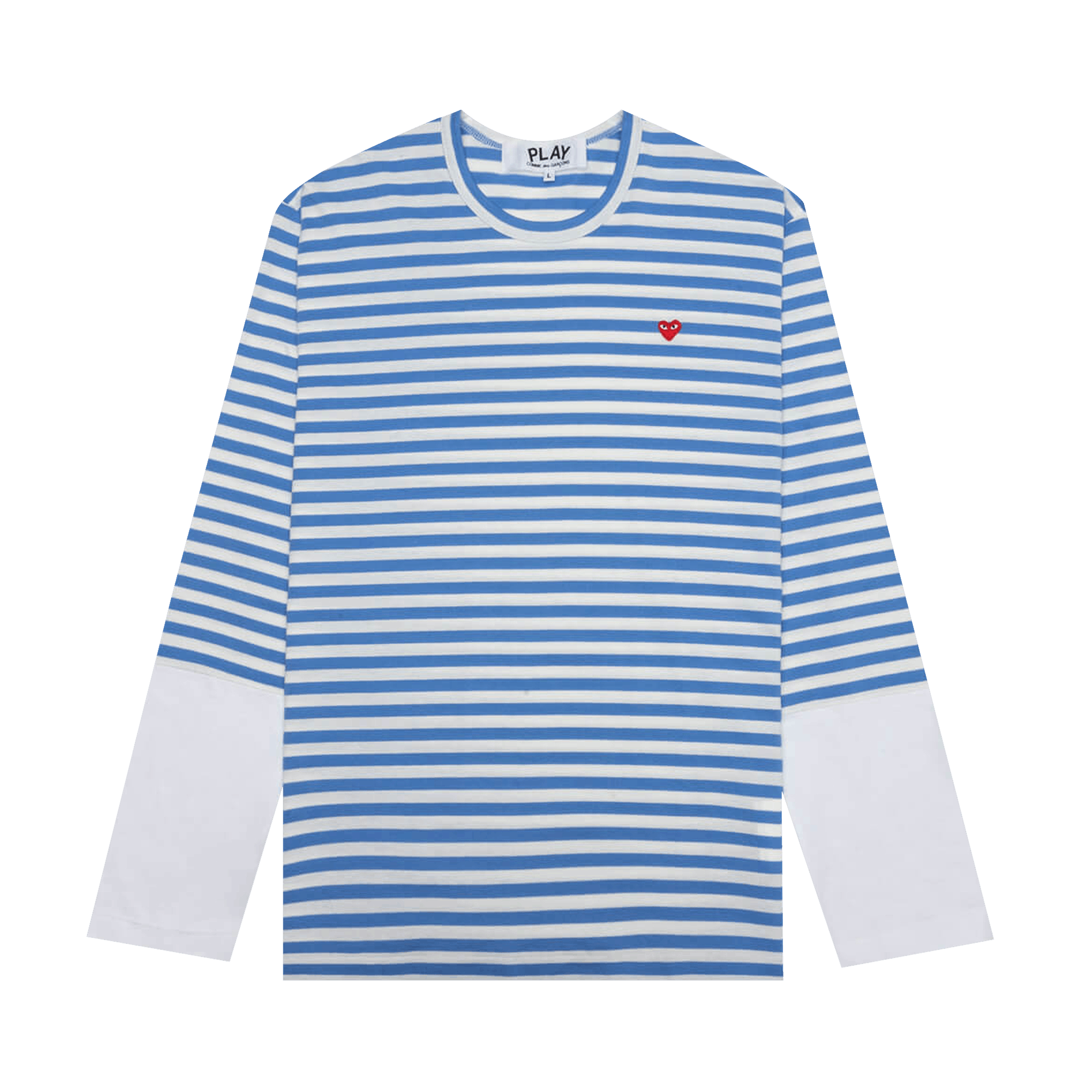 Comme des Garçons PLAY Stripe T-Shirt 'Blue'