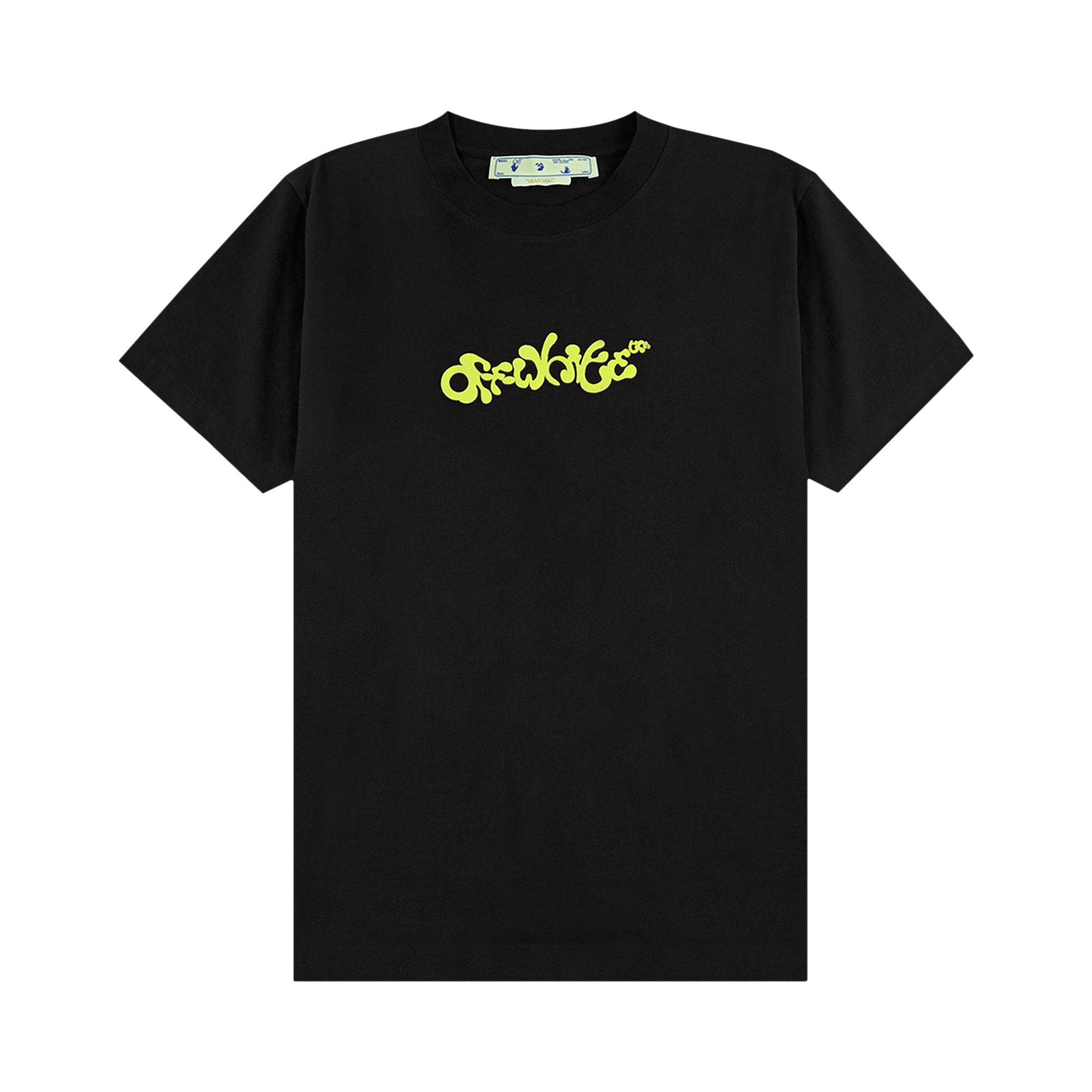 Off-White Opposite Arrow Slim Short-Sleeve Tee 'Black/Lime'