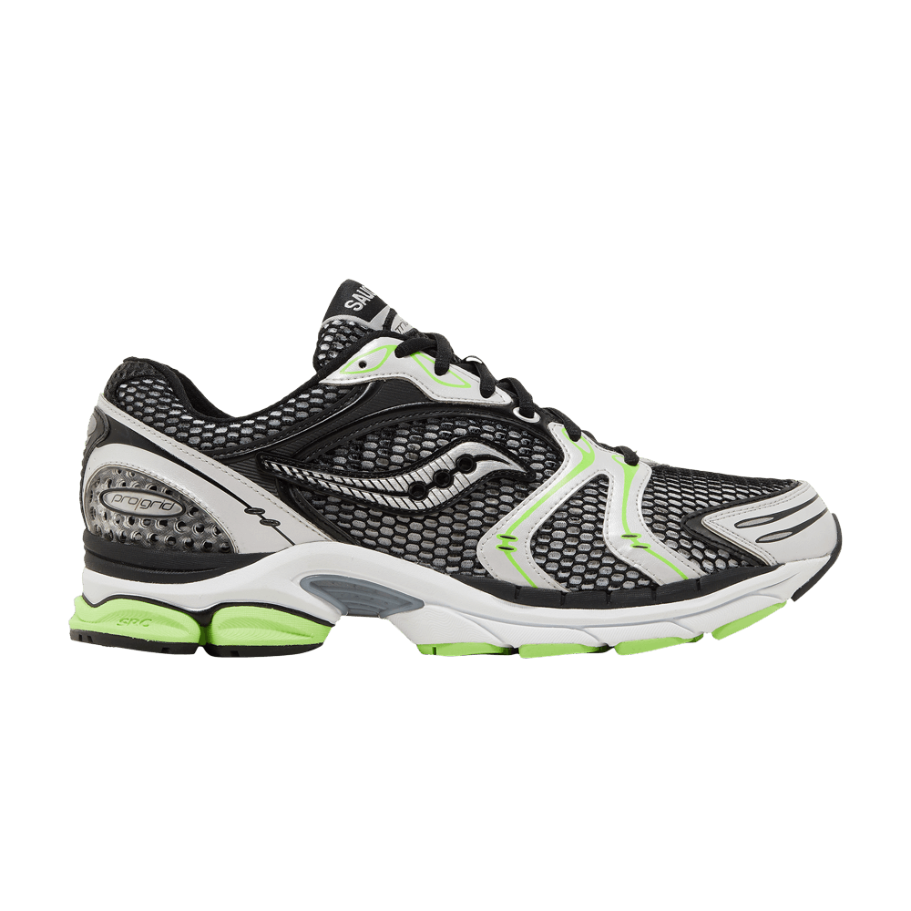 Saucony ProGrid Triumph 4 'Black Silver Fluo Green'