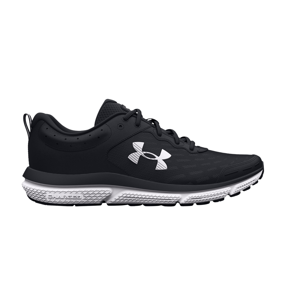 Pre-owned Under Armour Wmns Charged Assert 10 'black White'