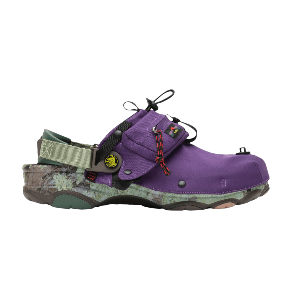 Pre-owned Crocs Bodega X Classic All-terrain Clog 'nict-tech' In Purple
