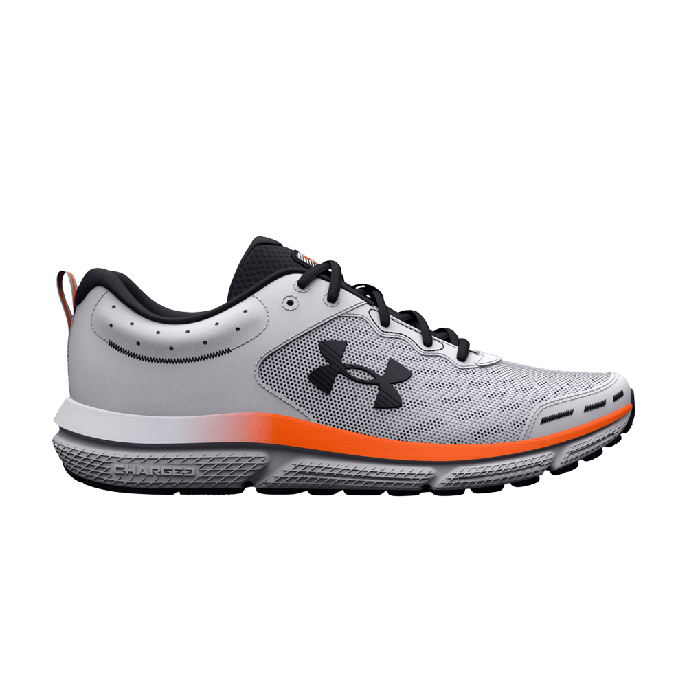 Pre-owned Under Armour Charged Assert 10 'white Black Orange'