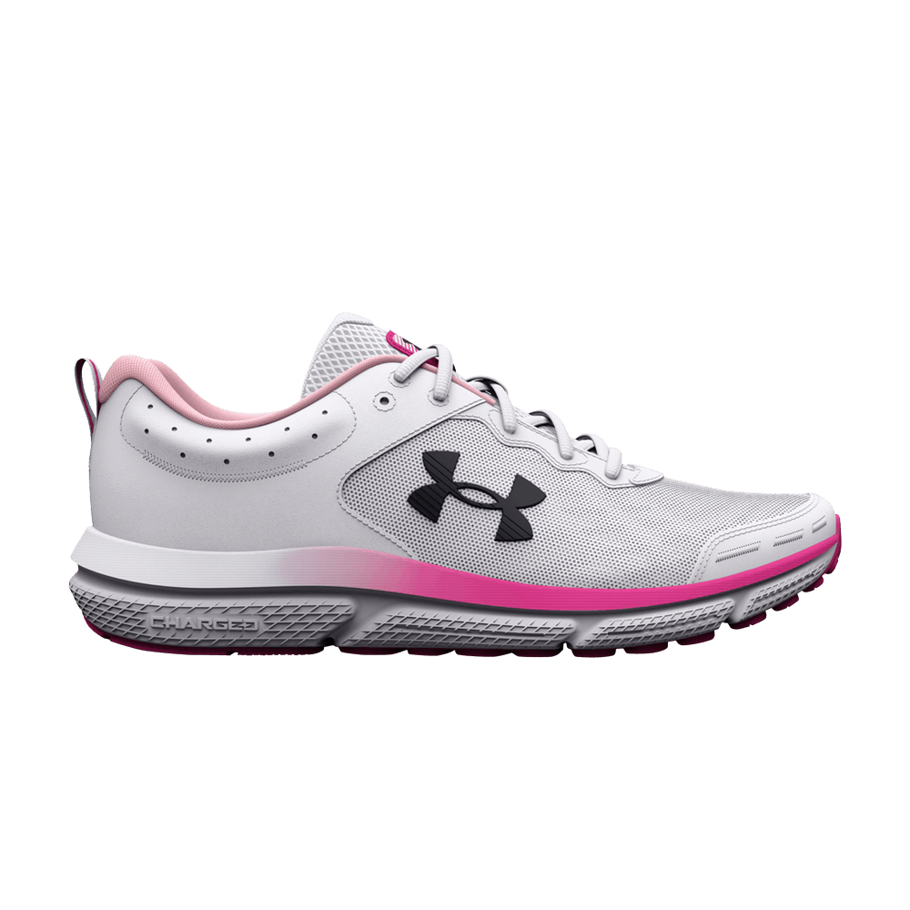 Pre-owned Under Armour Wmns Charged Assert 10 'white Rebel Pink'
