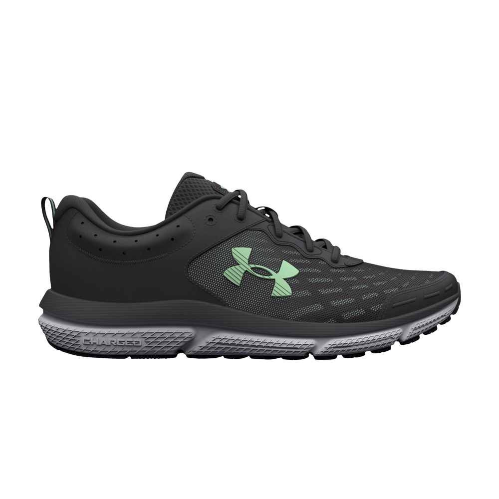 Pre-owned Under Armour Wmns Charged Assert 10 'jet Grey Aqua Foam'