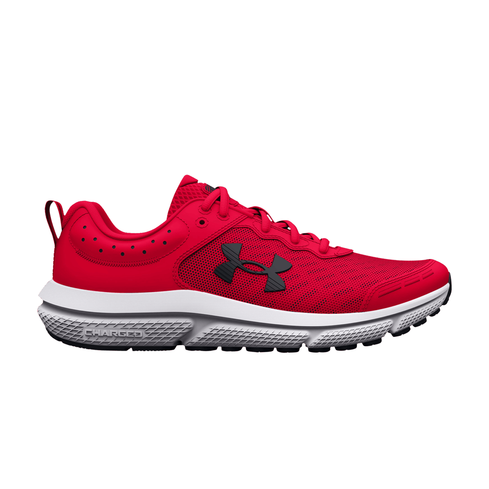 Pre-owned Under Armour Assert 10 Ac Gs Wide 'red Black'