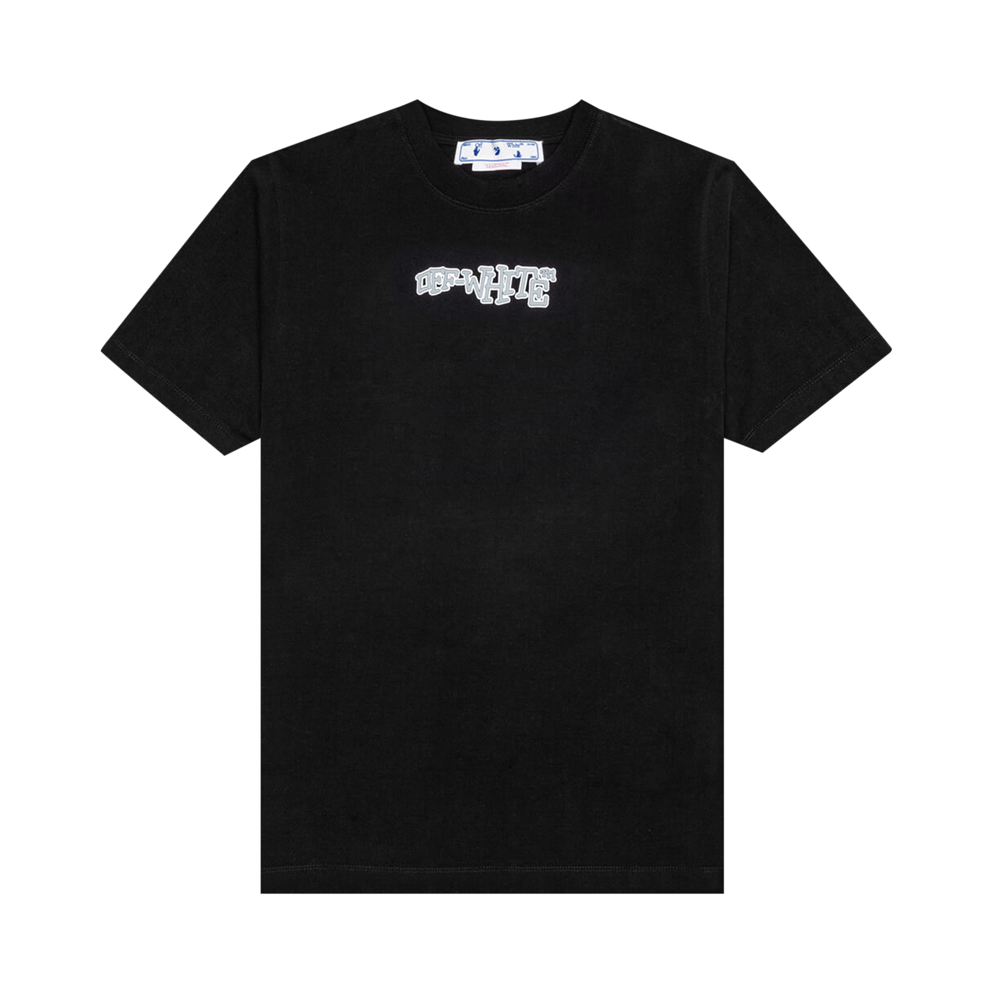 Off-White Carlos Type Over Short-Sleeve Tee 'Black/White'