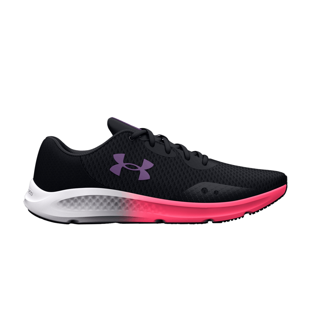Pre-owned Under Armour Wmns Charged Pursuit 3 'black Pink Shock'