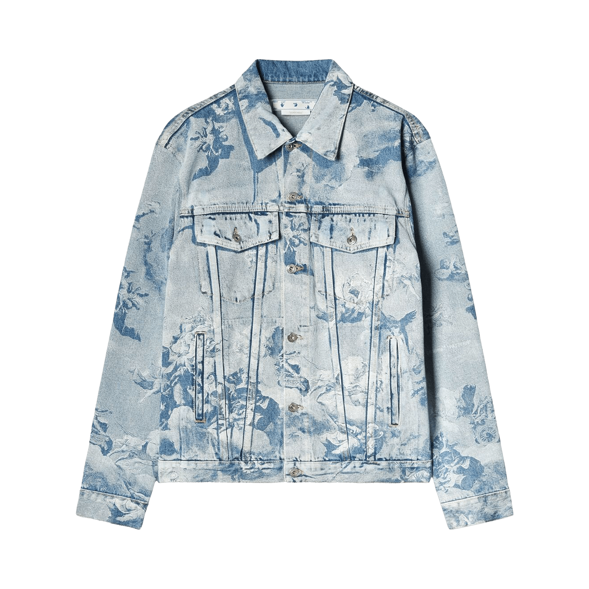 Off-White Skate Denim Jacket 'Azzurro'