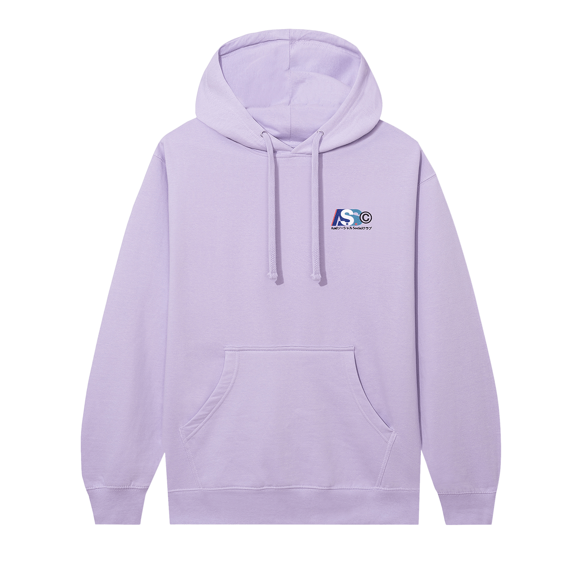 Anti Social Social Club Build Up Hoodie 'Lavender'