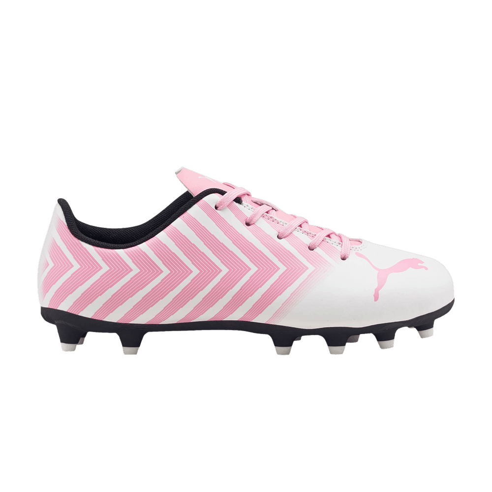 Pre-owned Puma Tacto 2 Fg Ag Big Kid 'prism Pink' In White