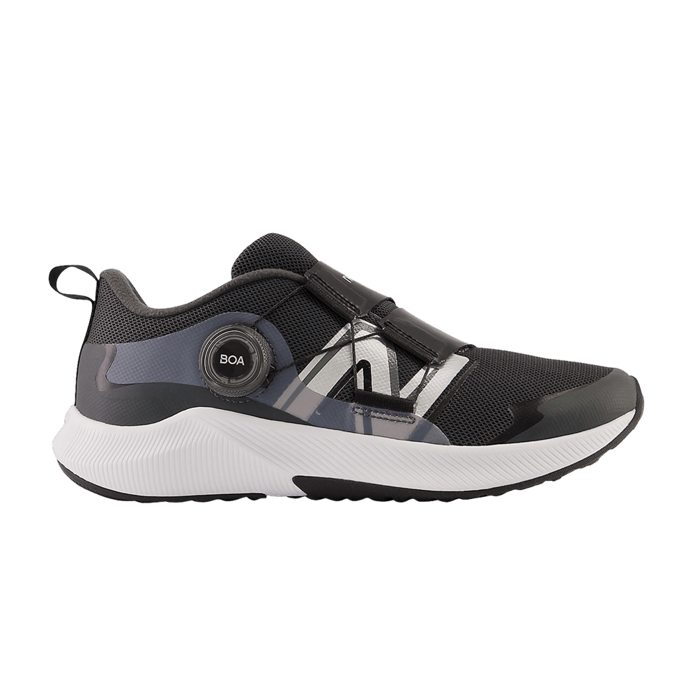 New Balance Dynasoft Reveal v4 BOA Big Kid Wide 'Blacktop Silver'