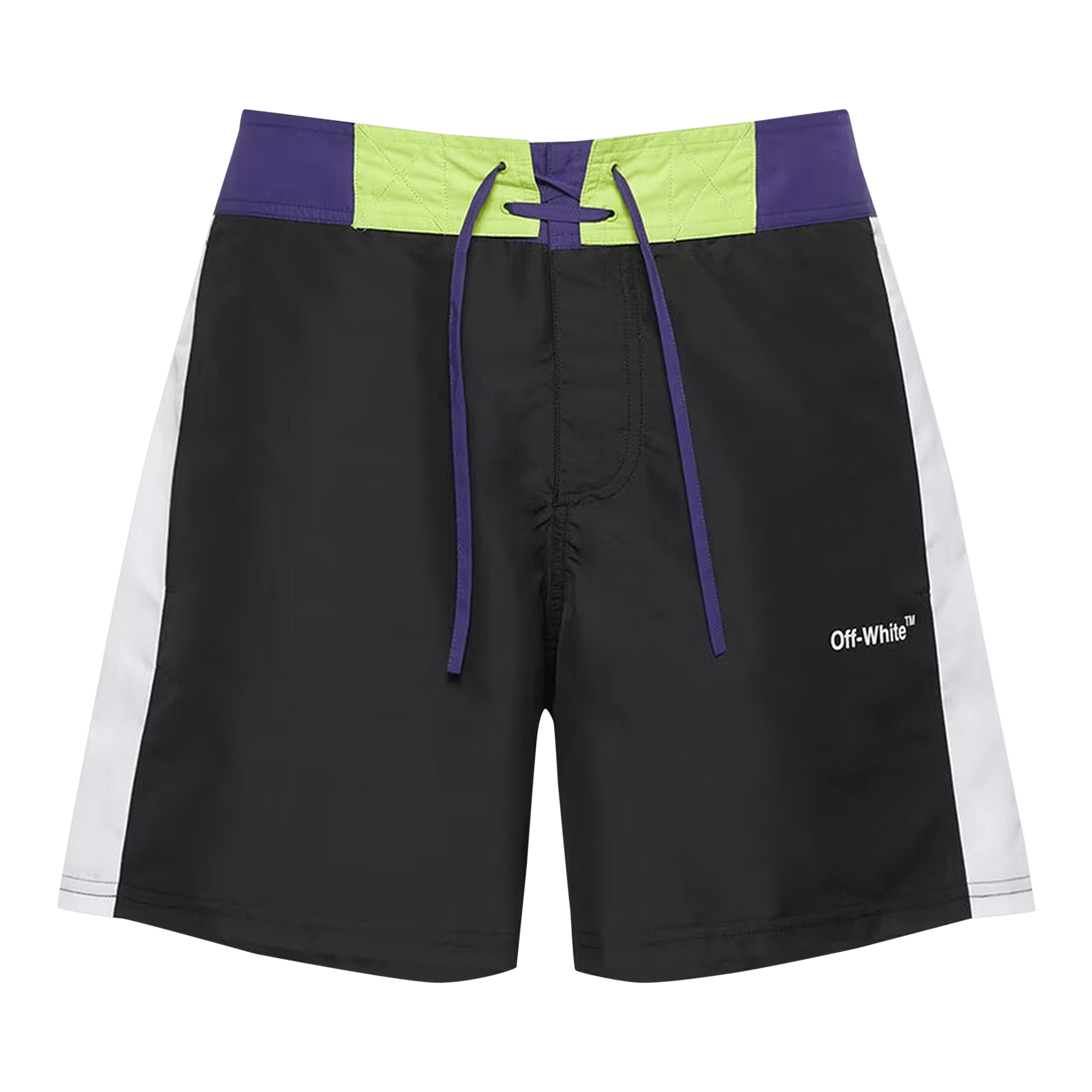 Off-White Arrow Block Sunset Swimshorts 'Black/Purple'