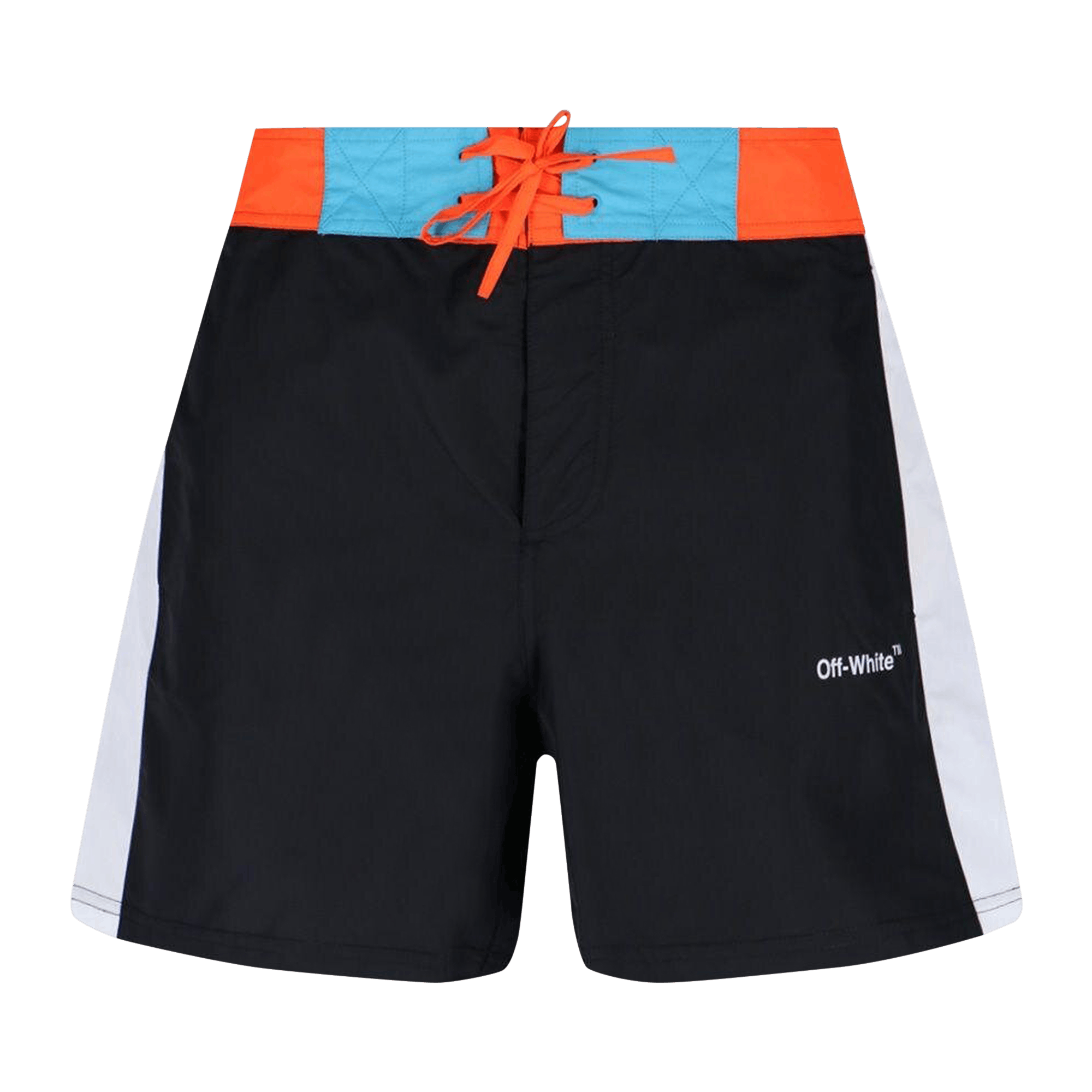 Off-White Arrow Block Sunset Swimshorts 'Blood Orange'