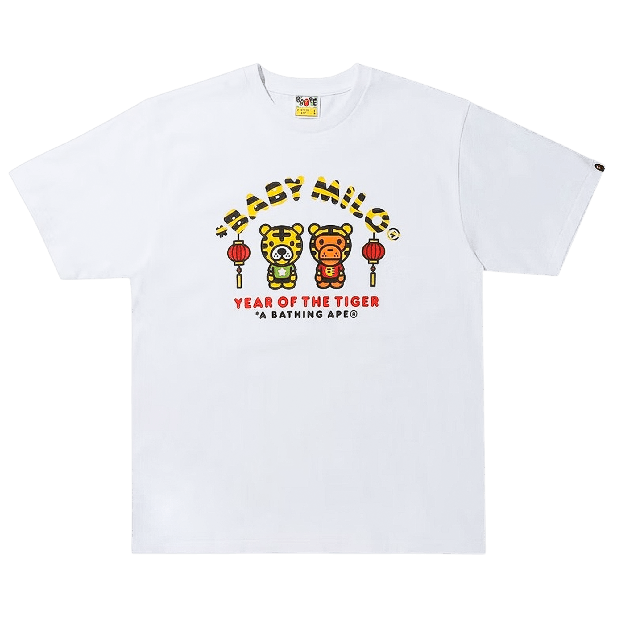 BAPE Year Of The Tiger Baby Milo Tee 'White'