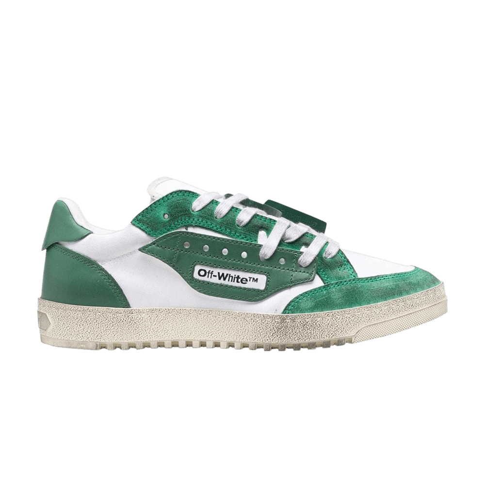 Off-White 5.0 Low 'Distressed White Dark Green'